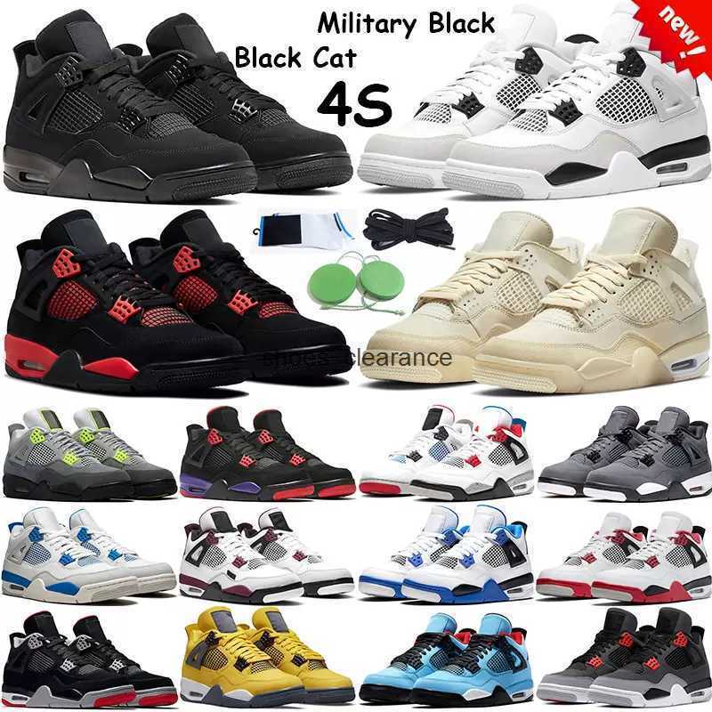 

Basketball Shoes Trainers Sports Sneakers Black Cat Red Thunder Sail University Blue 4 Mens 4S Womens Panda Size 36-47, 20