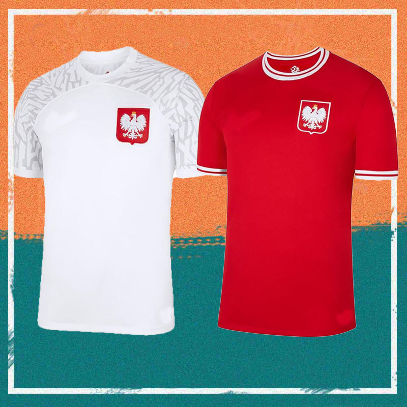 

22/23 EWANDOWSKI Polonia Soccer Jersey 2022 polandS Home #15 GLIK #19 SZYMANSKI #20 ZIELINSKI Away national team GROSICKI MILIK Krychowiak football shirts uniform, Home patch