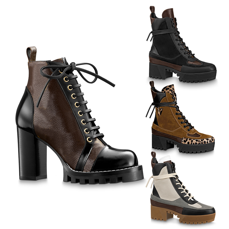 

Designer Boots Martens Boots Sandy ankle Boots High heel Women's fashion versatile Fall/Winter size 35-42, Shoe box