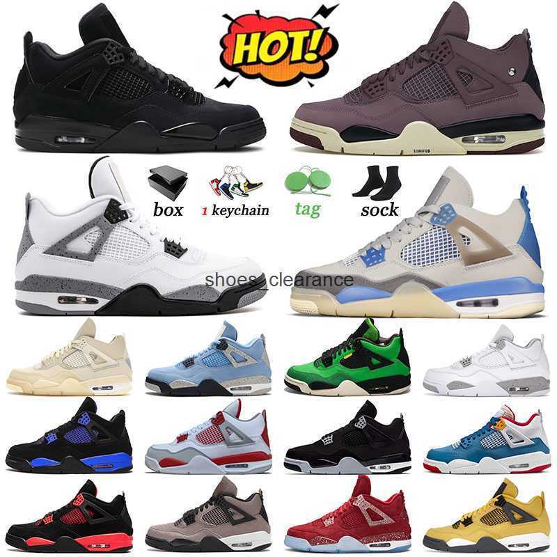 

Hotsale J4 basketball shoes jumpman 4 Violet Ore Manila sports Red Thunder men sneakers 4s Military Black Canvas White Oreo women trainers, 36-47 2 travis scotts cactus jack