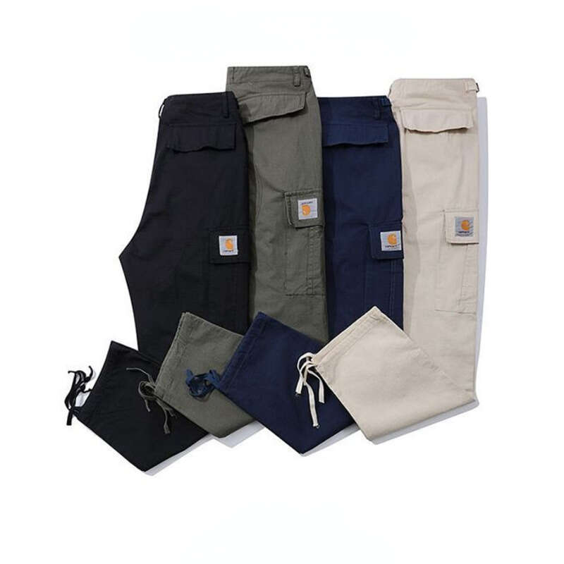 

22ss Carhart Casual Pants Mens Long Multi-pocket Workwear Style Sweatpants Hip Hop Loose Men casual pantss, No.2