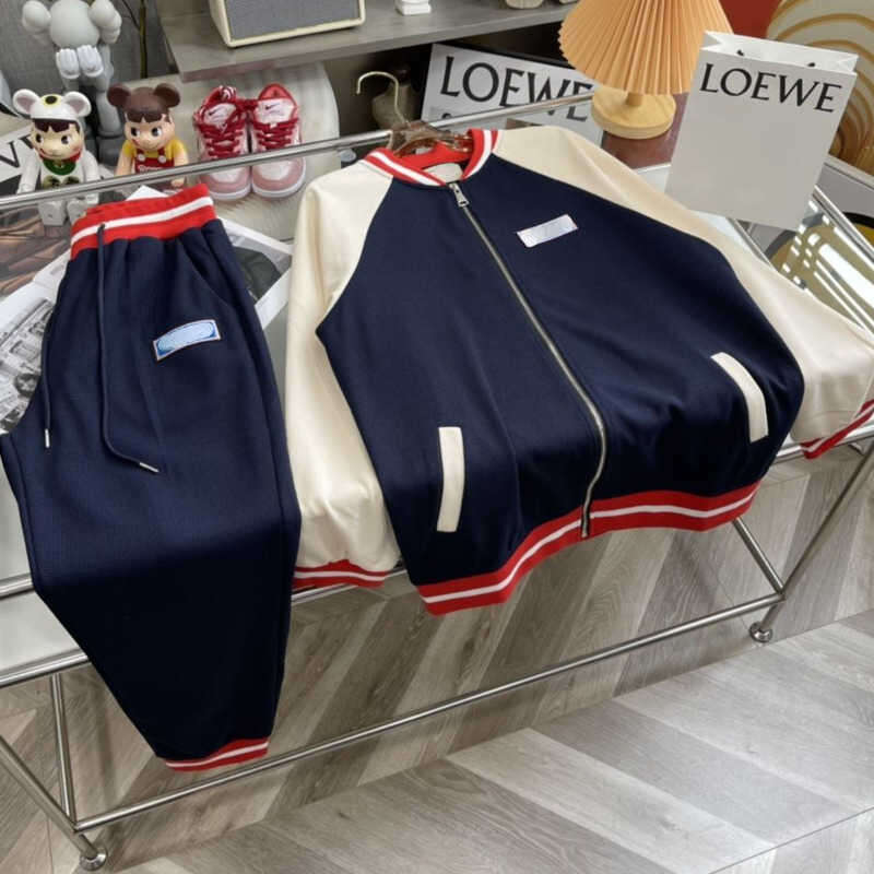 

22ss Mens Tracksuits Designer Jacket Sweatpants Two Piece 3d Embroidered Zipper Cardigan Baseball Jackets Pants Sports Suit