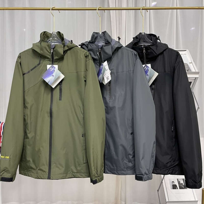 

Arc Mens Jacket Nylon Waterproof Windbreaker Outdoor Sports Hooded Designer Hoodie Light Zipper Cardigan Sportswear Men Coat 4xl 5xl, Green