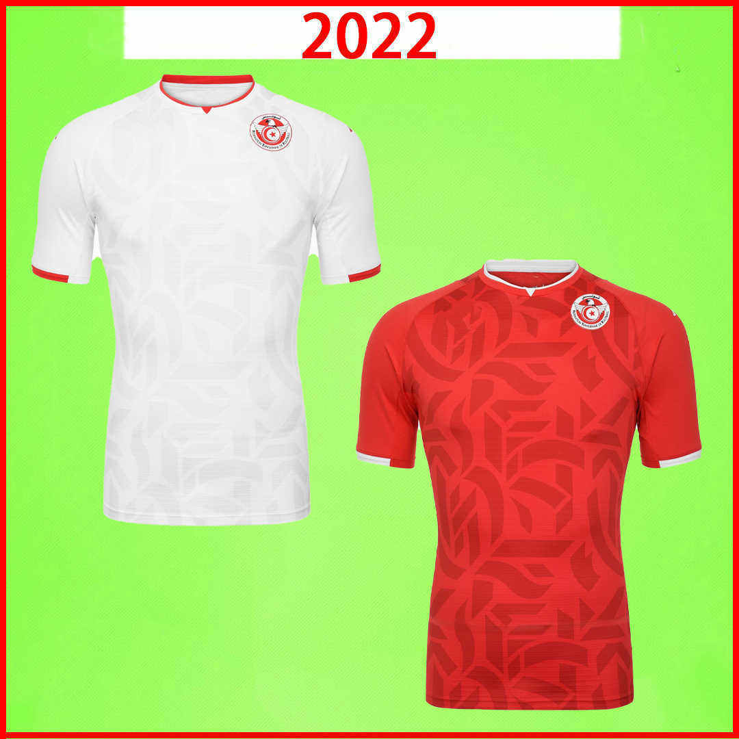 

2022 Tunisia Soccer Jerseys 22 23 Home away MSAKNI KHAZRI KHALIFA SASSI MAALOUL 2023 Maillot de Foot national team Football Shirt world cup, 2021