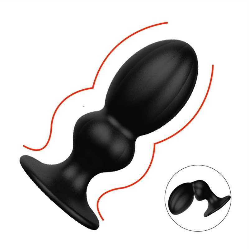 Sex Toy Massager Big Silicone Butt Plug Énorme Gode Noir Prostate Stimulateur Anal Produits Érotiques 18 Jouets Adultes pour Couples Strap-on