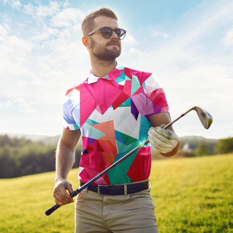 

Men's Polos Golf Shirt Fashion Summer Breathable Solid Color Lapel Button Polo Top 2022 High Quality Plus Size, 12
