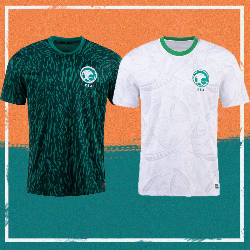 

2022 SAUDI ARABIA Soccer Jersey 22/23Salem Al-Dawsari Fahad Al Muwallad Salman Al-Faraj National team shirt Firas Al-Buraikan Sami Al-Najei Football uniform, Away patch