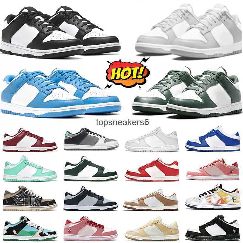 

Newest Designer Running Shoes for Men Women LOW Cut Platform Runner Sneakers Black White Classic Green Kentucky Chunky UNC University Red, 27