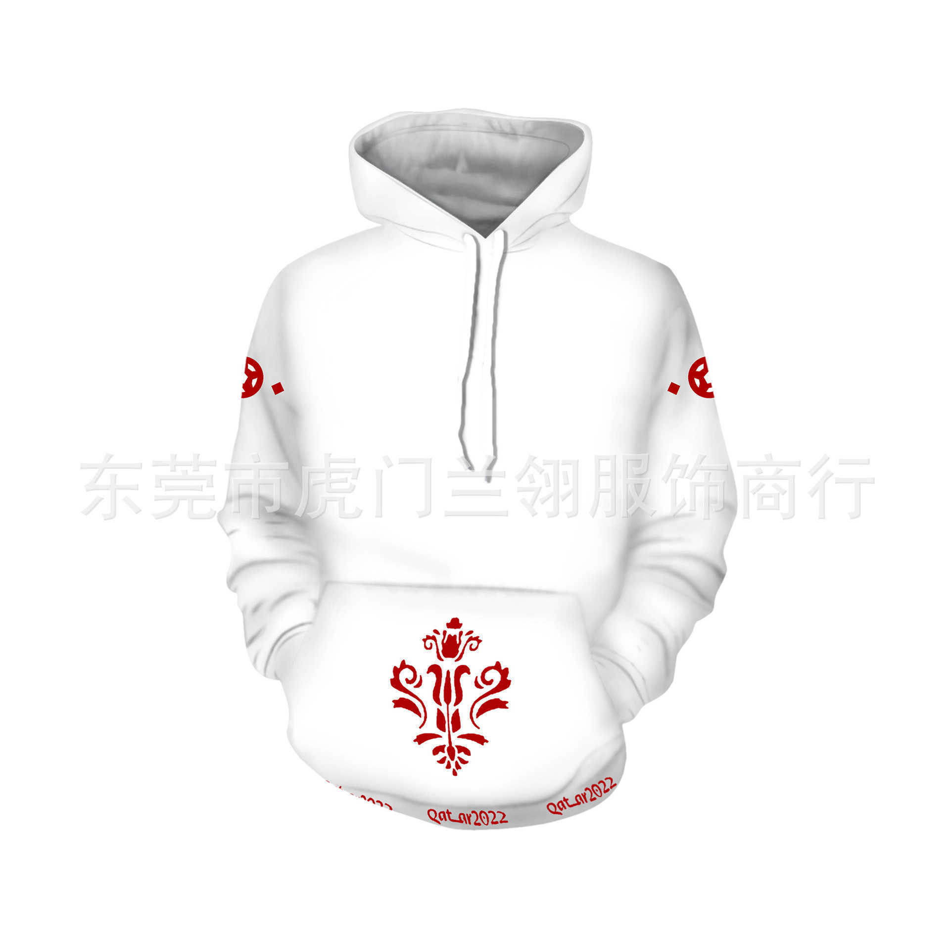 

Men' Hoodies Sweatshirts 2022 New Qatar Football World Cup mascot 3D digital printing sweater loose hoodie, Qatar sweater 1