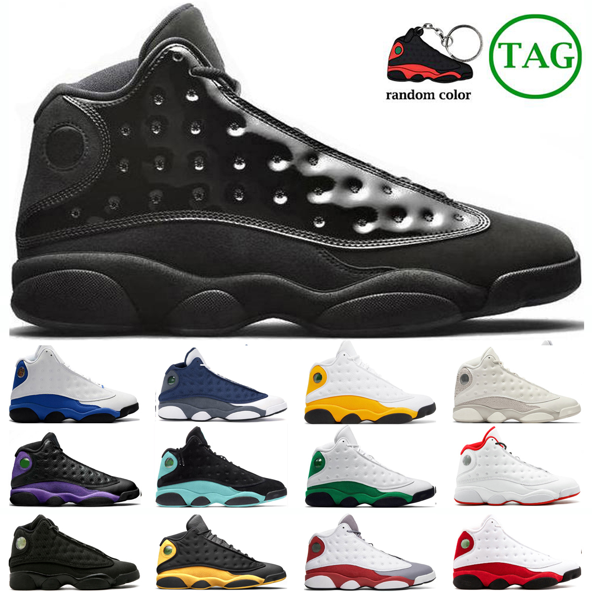

jumpman 13 University Blue men women Basketball Shoes 13s Navy Obsidian Del Sol Hyper Royal Black Cat outdoor mens trainer sneakers, Sku_13 40-47