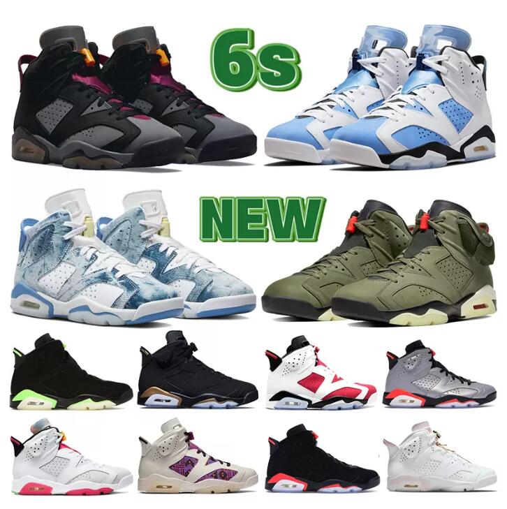 

Washed Denim 6 6s mens basketball shoes Sneaker University Blue Bordeaux electric green cactus DMP Infrared White Barely Rose hare men women sports Sneakers 40-46, Please contact us