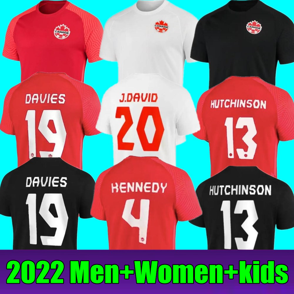 

2022 Canada Soccer Jerseys DAVIES National Team Home Away 22 23 OSORIO Latest DAVID LARIN CAVALLINI LARYEA MILLAR HOILETT Men kids kit Women Football Shirts, Adult away+world cup patch