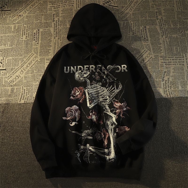 

SSS Mens Hoodies Halloween Hip Hop skeleton Men Streetwear Letter Hoodie Man Womens Hooded Skateboards Hoody High Street Pullover Sweatshirt Clothes