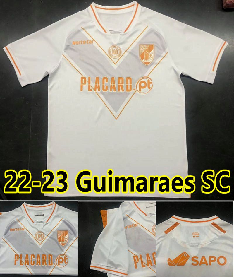 

22/23 Vitoria Guimaraes SC 100th soccer jerseys 2022 2023 JOTA LAMEIRAS Tiago Silva Andre Maga Abdul Mumin Handel Andre Almeida Centenary camiseta football shirt, 22-23 home