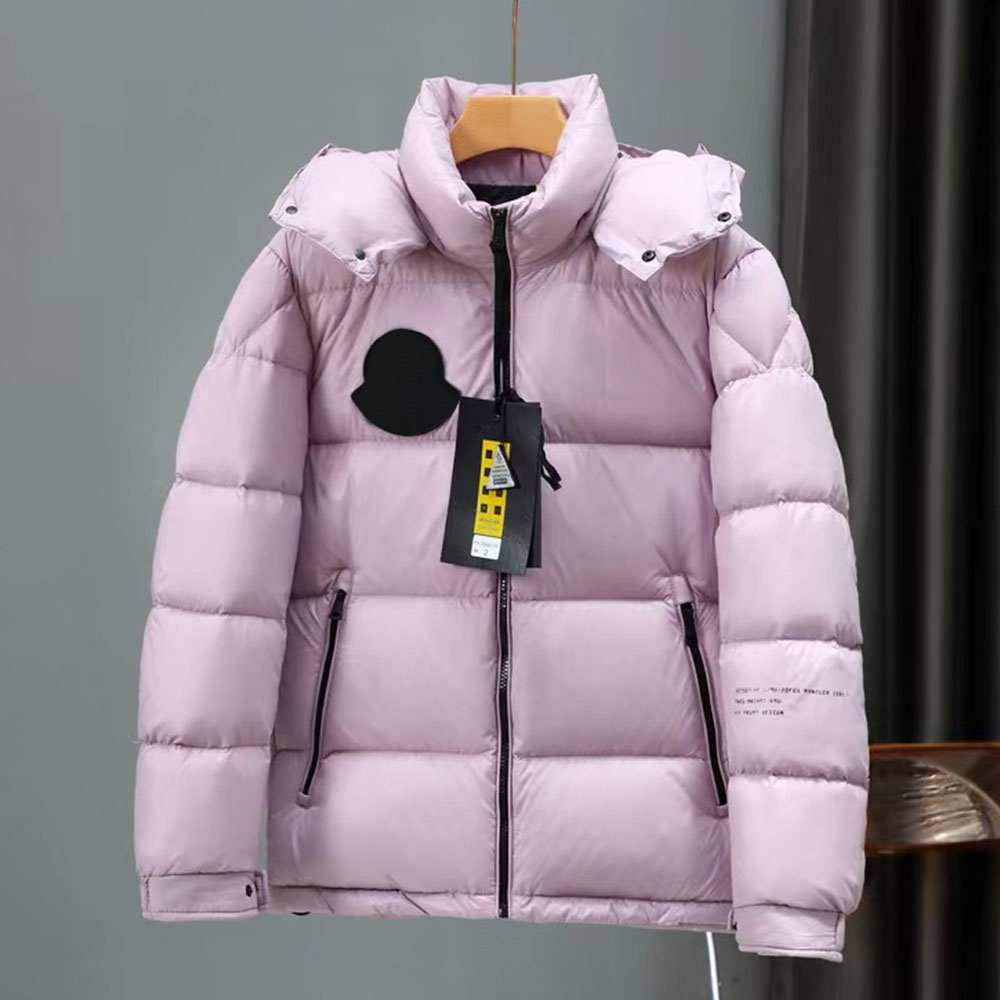 

Winter New Women's Down Jackets Fashion Outdoor Windbreaker Couple Thickened Warm Jacket High quality Luxury brand hooded down jacket, Black