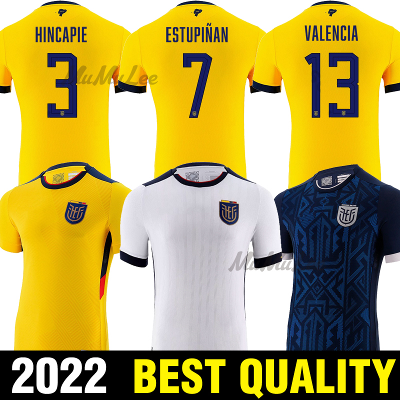 

Ecuador 2022 soccer jerseys Pervis Estupinan home away 22/23 J. Cifuentes Gonzalo Plata Michael Estrada football shirts Sarmiento CAMPANA HINCAPIE