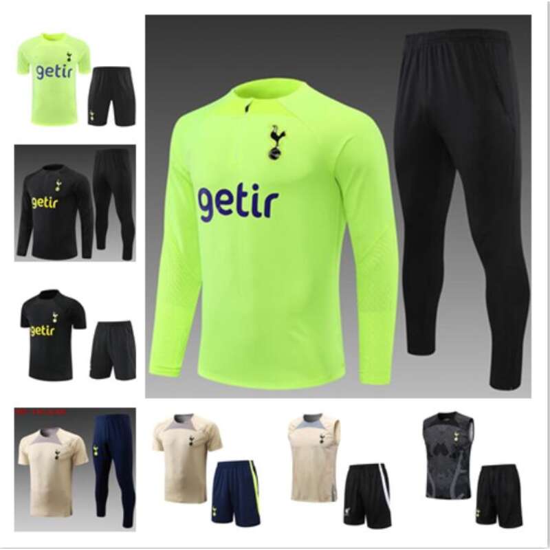 

22 23 Richarlison Spurs Third Tops Soccer Jersey Training Suit Kane Kulusevski Hojbjerg Perisic Lucas Romero Tottenham Football Kit Shirt