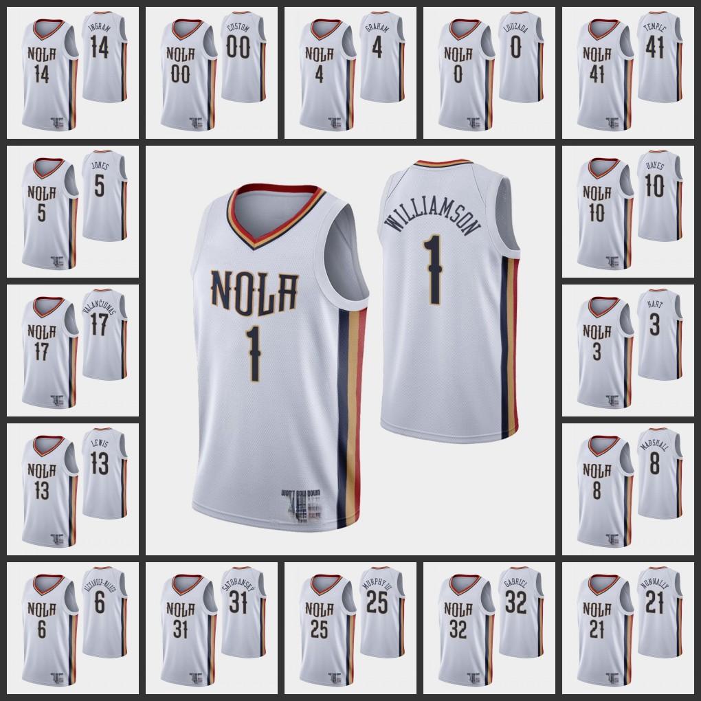 

Jersey Wholesale Custom New''Orleans''Pelicans Men Zion Williamson Kira Lewis Jr. Brandon Ingram''NBA''Women Youth Limited jersey
