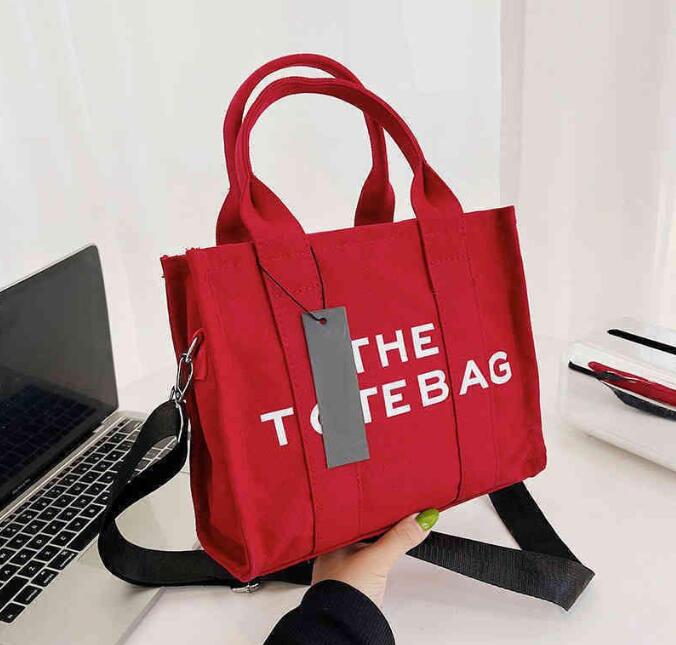 

2022 Marc Jocobs Totes Bags Fashion Shopper Shoulder Bag Canvas Tote Handbags 25cm