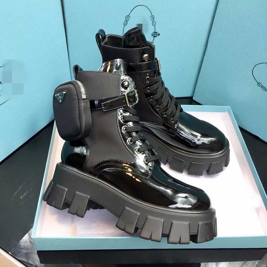 

Women Designers Rois Boots Ankle Martin Boots and Nylon Boot military inspired combat boots nylon bouch attached to the ankle with bags mkjkk000001