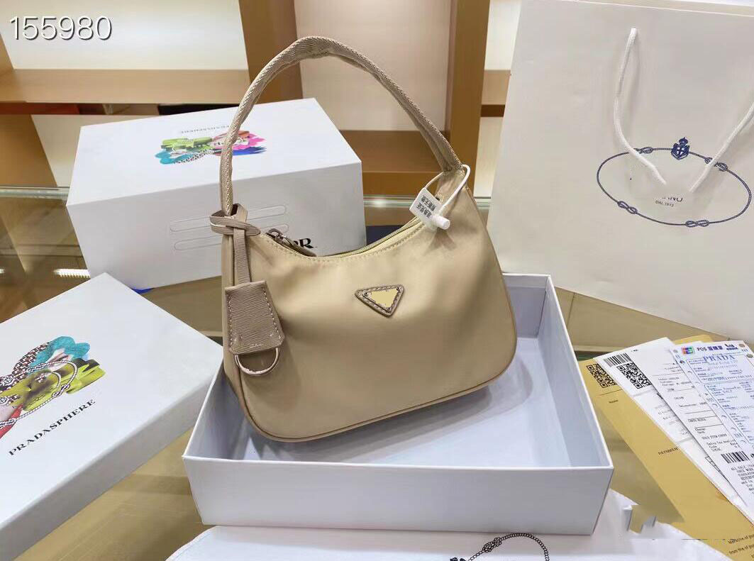 

Top quality Re-edition Underarm Clutch bag Nylon leather Shoulder bag Women Crossbody messenger Handbag Evening Totes purse wholesale