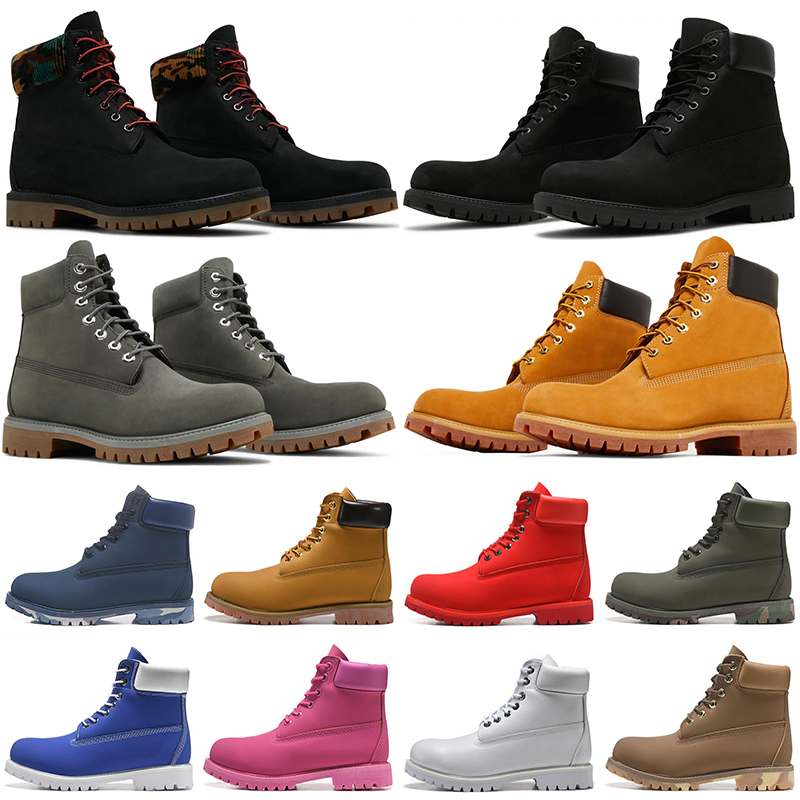 

boots men womens martin booties luxury ankle boot for cowboy Yellow Wheat Black Red White Olive Camo Hiking Outdoor Sports Sneakers, #11
