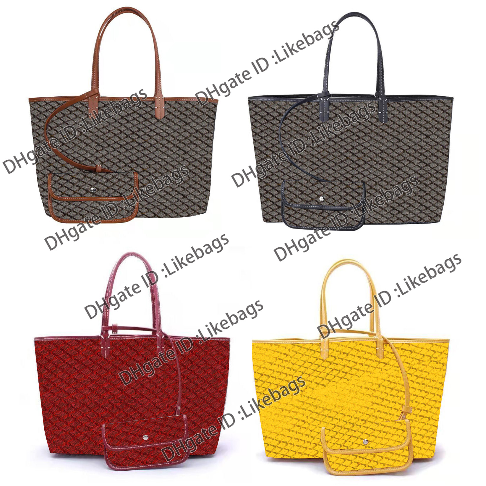 

Tote bag Designers Shopping bags handbags card holder coins purse Wallets Cross Body women totes Genuine leather luxury Shoulder Bags messenger handbag Holders, Sky blue-gold hardware