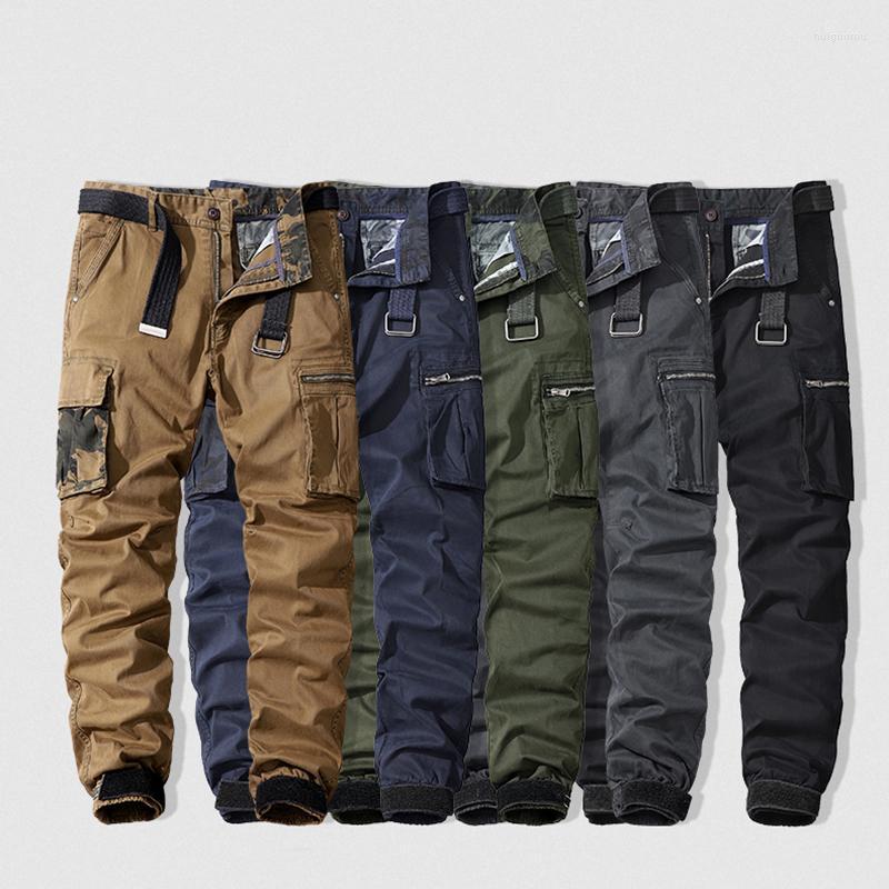 

Men's Pants Men's Quality Cotton Cargo Trousers Men 2022 Pantalon Homme Sports Military Style Jogger