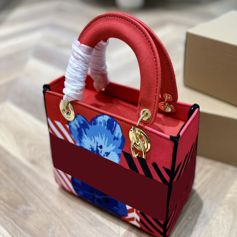 

My lady bag handbag caro booktote crossbody bags classic embroidery stitchwork broidery tiger Leopard grain 22 New Princess canvas 24cm 21cm designer bag Handbags, 16