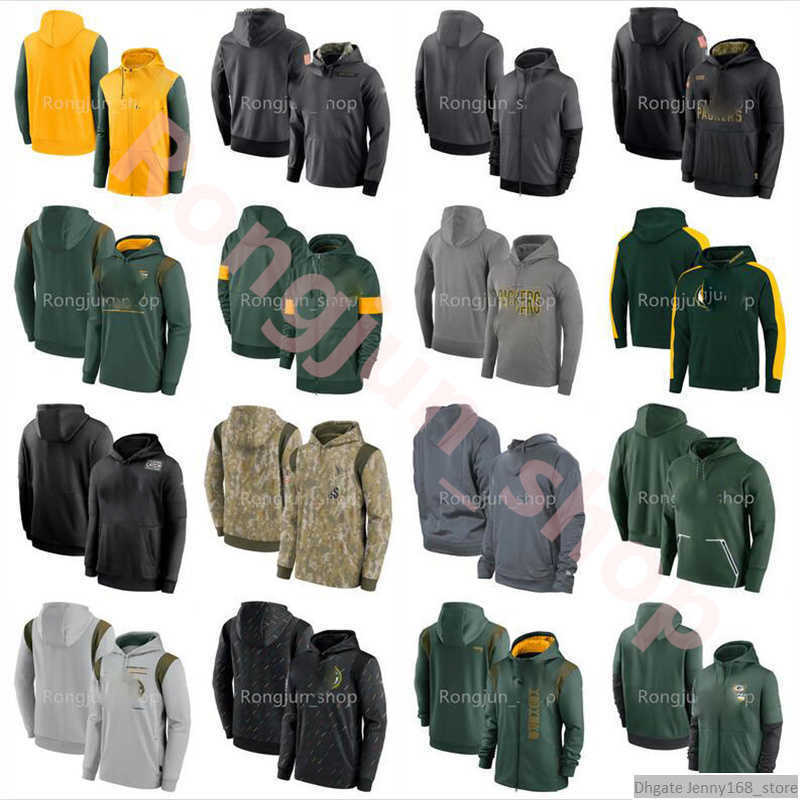 

Jersey Green Bay''Packers''Football Sweatshirt Tan Salute to Service Sideline Therma Performance Pullover Hoodie''NFL''Men Youth Women, 13