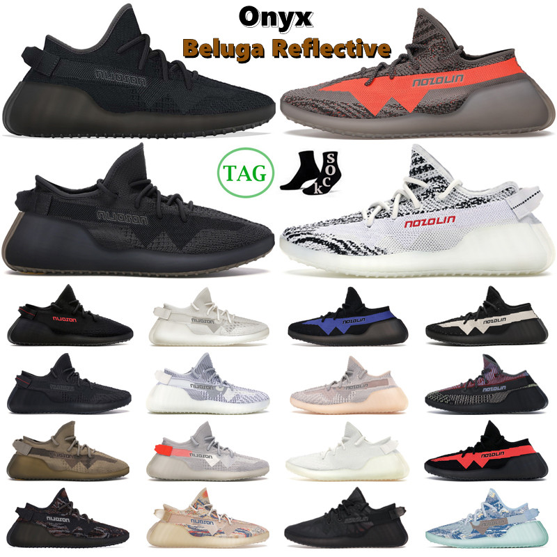 

Designer Running Shoes Men Women GAI Onyx Bone Bred Cinder Oreo Dazzling Blue Static Reflective Zebra Mens Trainers Sport Sneakers, #5