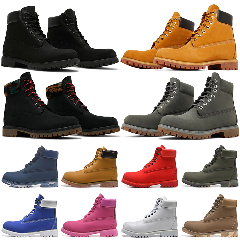

boots men womens martin booties luxury ankle boot for cowboy Yellow Wheat Black Red White Olive Camo Hiking Outdoor Sports Sneakers hotsale, #21