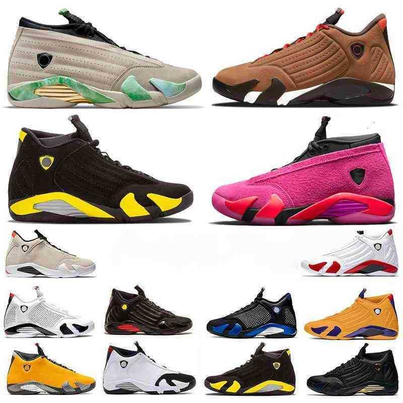 

Jumpman 14 14s Fortune Winterized Mens basketball shoes University Gym Gold Red Lipstick Thunder Black Toe Reverse Varsity Royal men sports, Color#20
