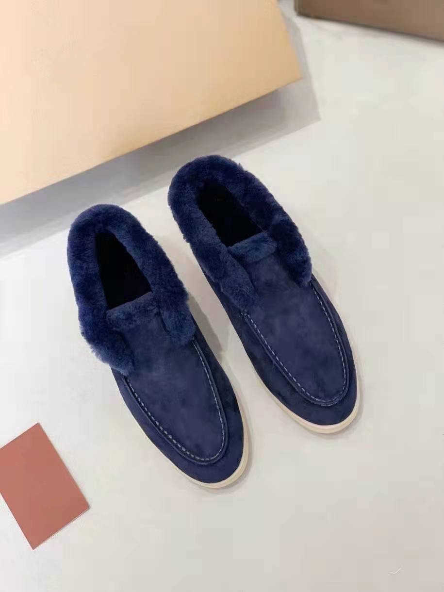 

Direct Sales Suede Factory Leather Mens Women dress shoes Luxury lock designer Loro Walk party Flats Moccasin business Casual Loafers shoe LB20, Color 1