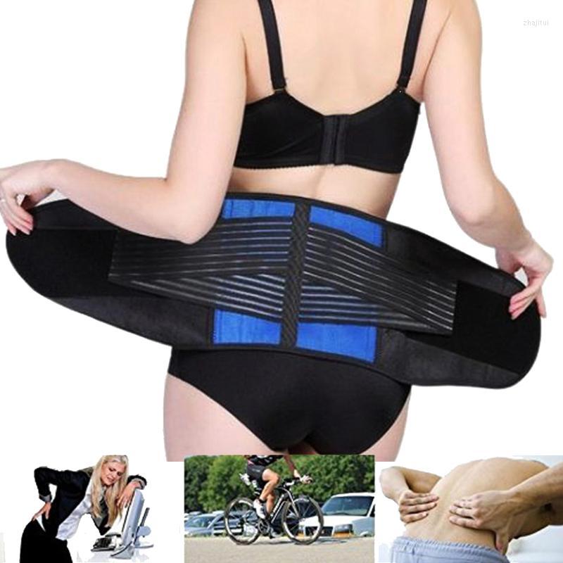 

Women's Shapers Women's Waist Belt For Back Pain Support Lumbar Adjustable Self Heating Safety Corrector, Black blue