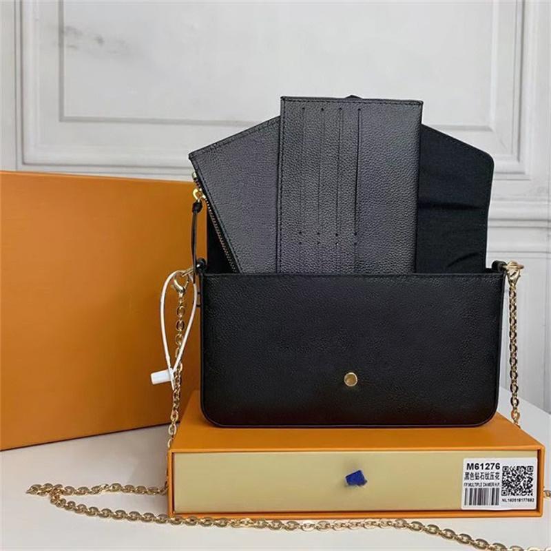 2022 5A sac de luxe préféré multi accessoires 3 pcs / set femmes Crossbody femmes sac à main sacs de messager sacs à main fleurs épaule dame cuir