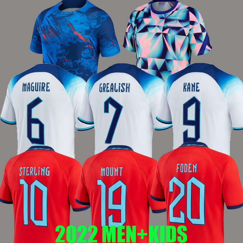 

2022 World Cup MEAD soccer jersey Inglaterra KANE STERLING RASHFORD SANCHO GREALISH FODEN SAKA 22 23 eNGLanDS national football shirt women, Home women