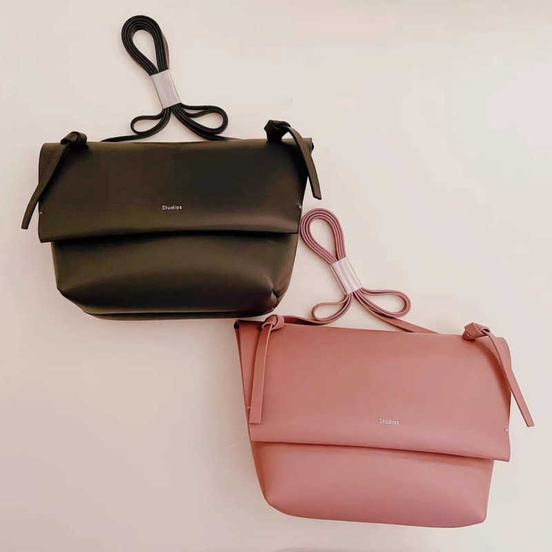 

ACNE Designer Shoulder Bag Cross Body Wallet Women Satchel bags Swedish Studio Clutch Messenger S 11cm M 14cm, Bright red - s