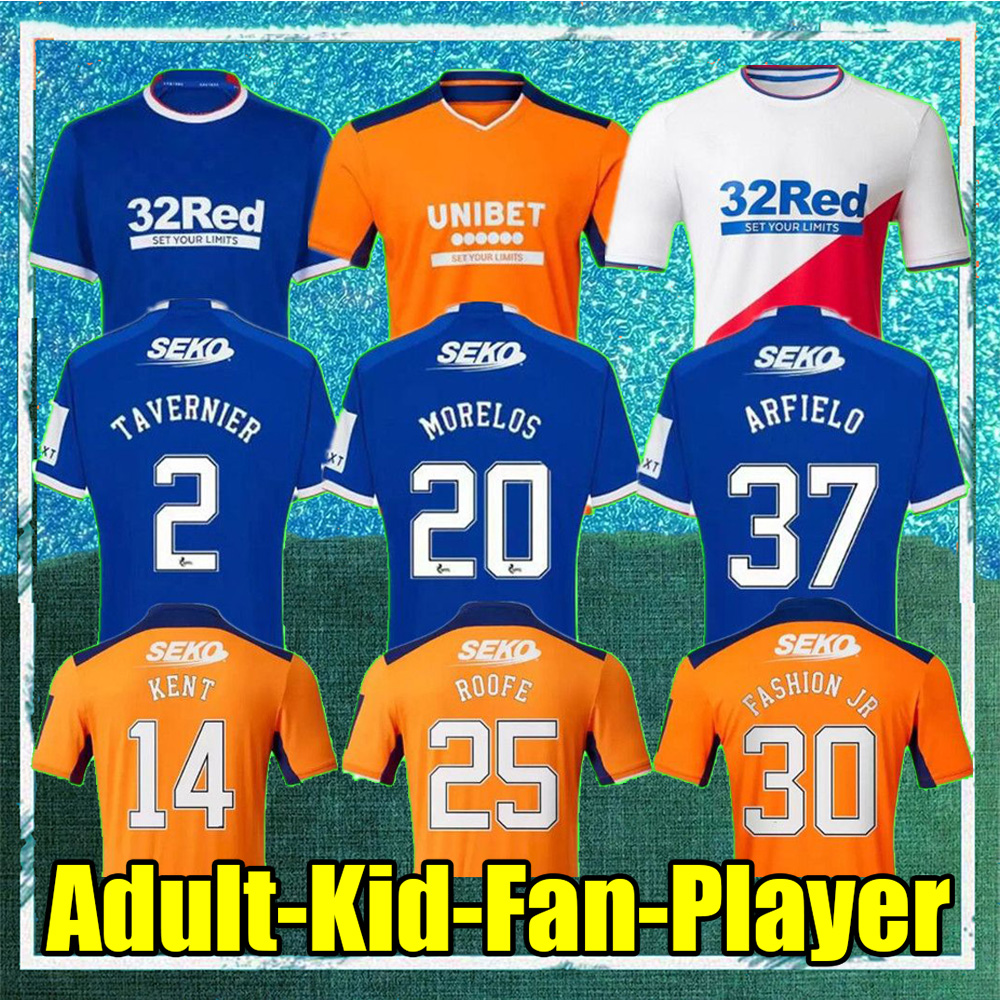 

2022 2023 Rangers fc Soccer Jerseys Glasgow Legends 22 23 DEFOE HAGI BARKER KENT TAVERNIER Football Shirts 1052046 jersey, Third