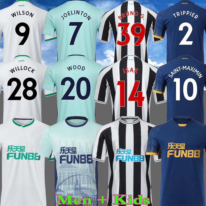 

23 Soccer Jerseys Newcastle 130 Years BRUNO G. JOELINTON ISAK 2022 2023 NUFC UNITEDS MAXIMIN WILSON TRIPPIER Football Shirt top 95635 Men Kids sets uniforms, Thrid epl