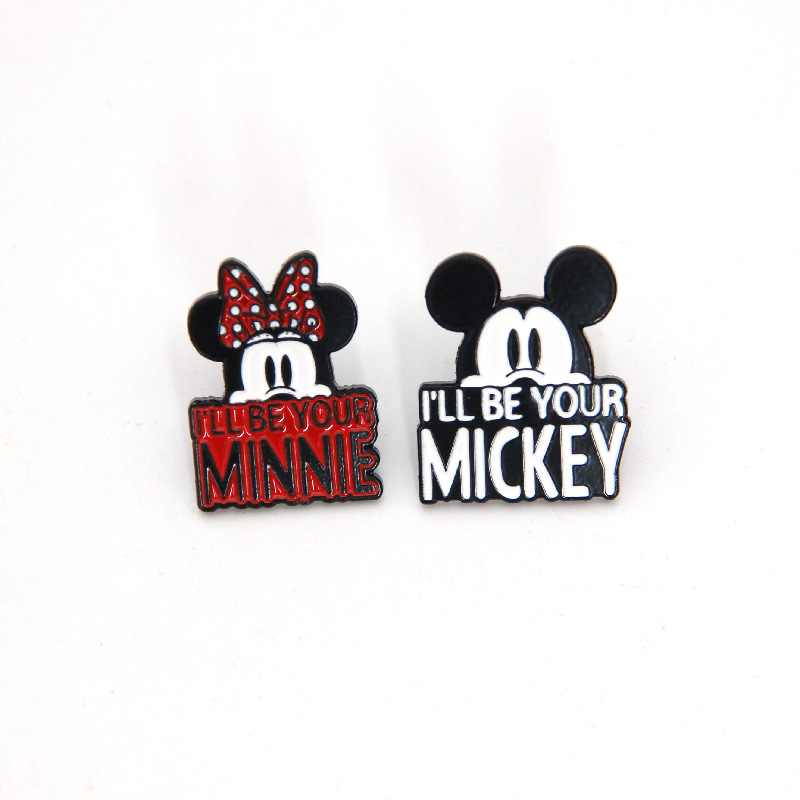 

Cute Anime Movies Games Hard Enamel Pins Collect Metal Cartoon Brooch Backpack Hat Bag Collar Lapel Badges Women Fashion Jewelry mouse bow brooches, Color #1