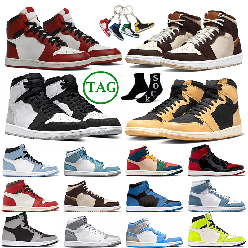 

Original Og 1 Jumpman Basketball Shoes 1 High Og Heirloom Fashion 1s Sports Multi Color Offs White Taxi Sneakers Men Women Trianers Cream, B16 36-46 high og valentines day
