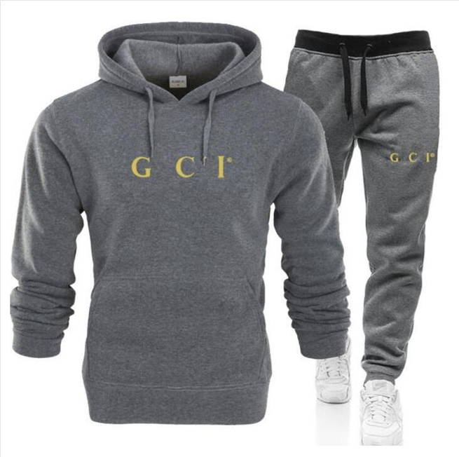 

Men's set Brand Tracksuit Autumn Winter Activewear hoodies pants 2 Pieces Mens Clothing Sweatshirt Pullover Casual joggers Male Female Tracksuit sportswear Suit, Customize