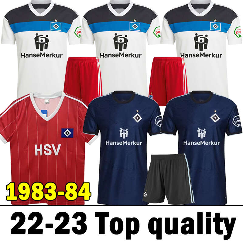 

2022 2023 Hamburger SV Soccer Jerseys Retro Uniforms Home White VAGNOMAN ONANA LEIBOLD REIS KITTEL GLATZEL DUDZIAK 22 23 HSV men kids, Hanbao 22-23 home kids kits