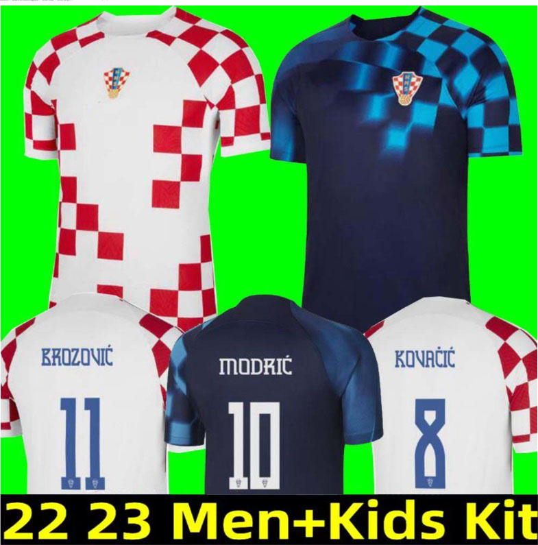 

2022 2023 Croacia Soccer Jerseys Croatie 22 23 Croazia MODRIC PERISIC RAKITIC MANDZUKIC KOVACIC Republika Hrvatska Football Shirt Men kids kit uniform home away, 22 23 kids