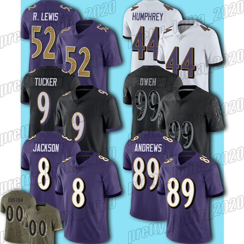 

8 Lamar Jackson Football Jersey Baltimore Ravens Mark Andrews Devin Duvernay Justin Tucker Roquan Smith Jerseys Patrick Queen Humphrey Justin Houston Ray Lewis, Man custom jersey (wy)