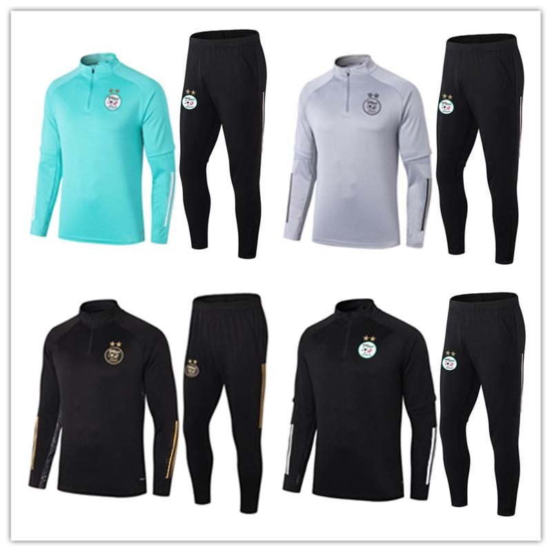 

Soccer jerseys 2020/21 Adult 2 stars Algeria soccer jacket tracksuit MAHREZ FEGHOULI ATAL DELORT BENNACER 20 21 Algeria maillot de foot trai, Tracksuit kit 1