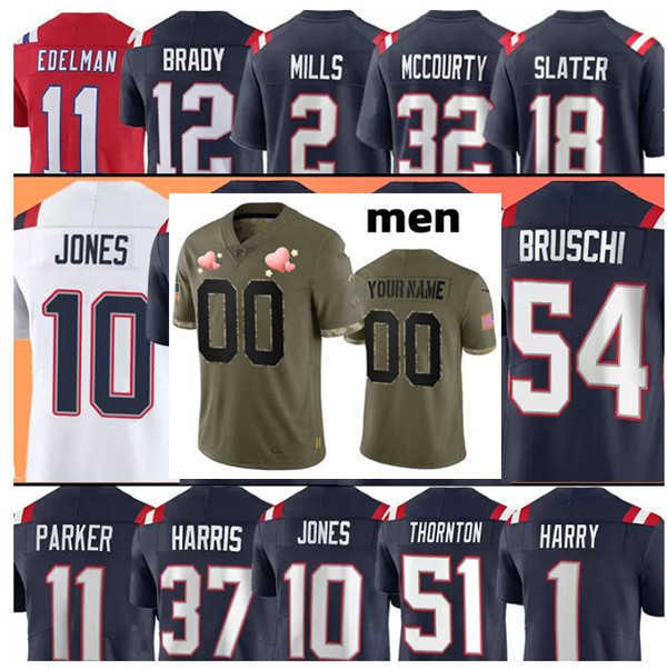 

Football Jerseys New''Englands''Patriots''custom 12 Tom Brady 87 Rob Gronkowski 10 Mac Jones 1 DeVante Parker 9 Matthew Judon 37 Damien Harris 16 Jakobi Meyers, Color