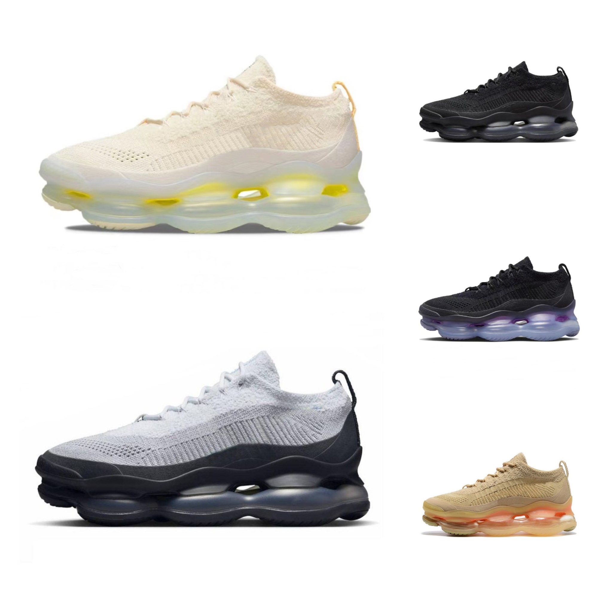 

Scorpion Casual Shoes Mens Women Airmaxs Triple Black Purple Lemon Wash Wolf Grey Designer trainers Sports Sneakers, Bubble package bag