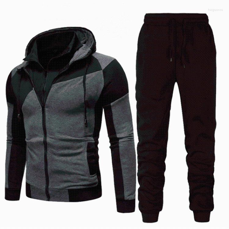 

Men's Tracksuits Men's 2022 Autumn Winter Mens Fashion Tracksuit Clothes Set Male Casual Sportswear Man 2Pcs Hoodies Pants Sweatsuit, Bsdzw20-zk33red